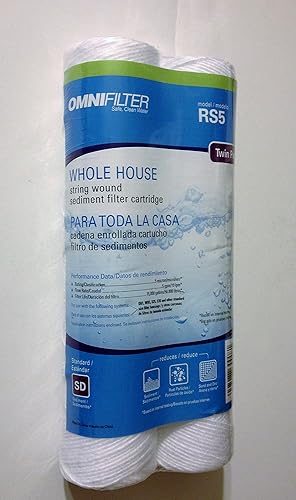 Miniatura 2 de OMNIFilter RS5-DS - Cartucho de filtro universal para toda la casa, paquete de 2