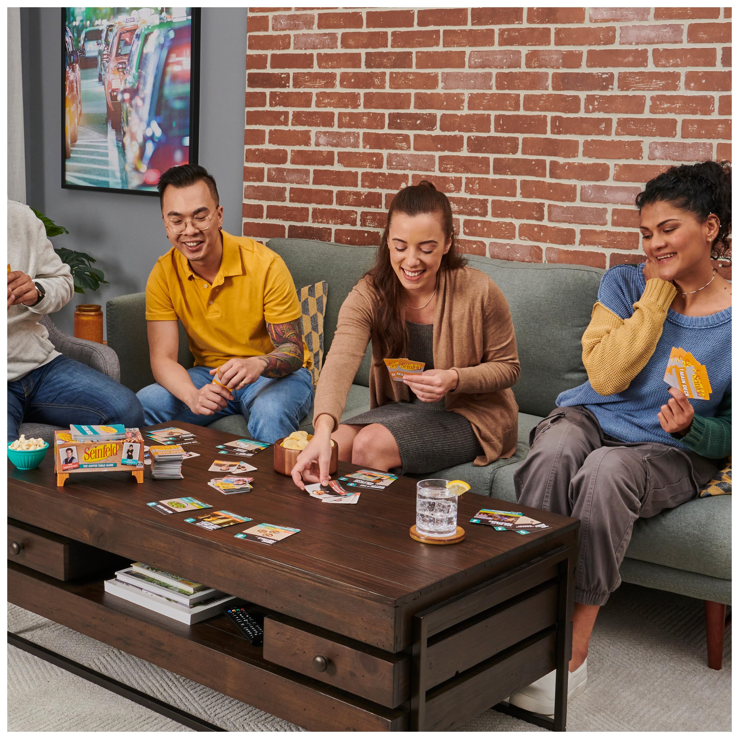 Seinfeld TV Show, The Coffee Table Board Game, Fun and Hilarious Adult Party Game for Ages 12 and up
