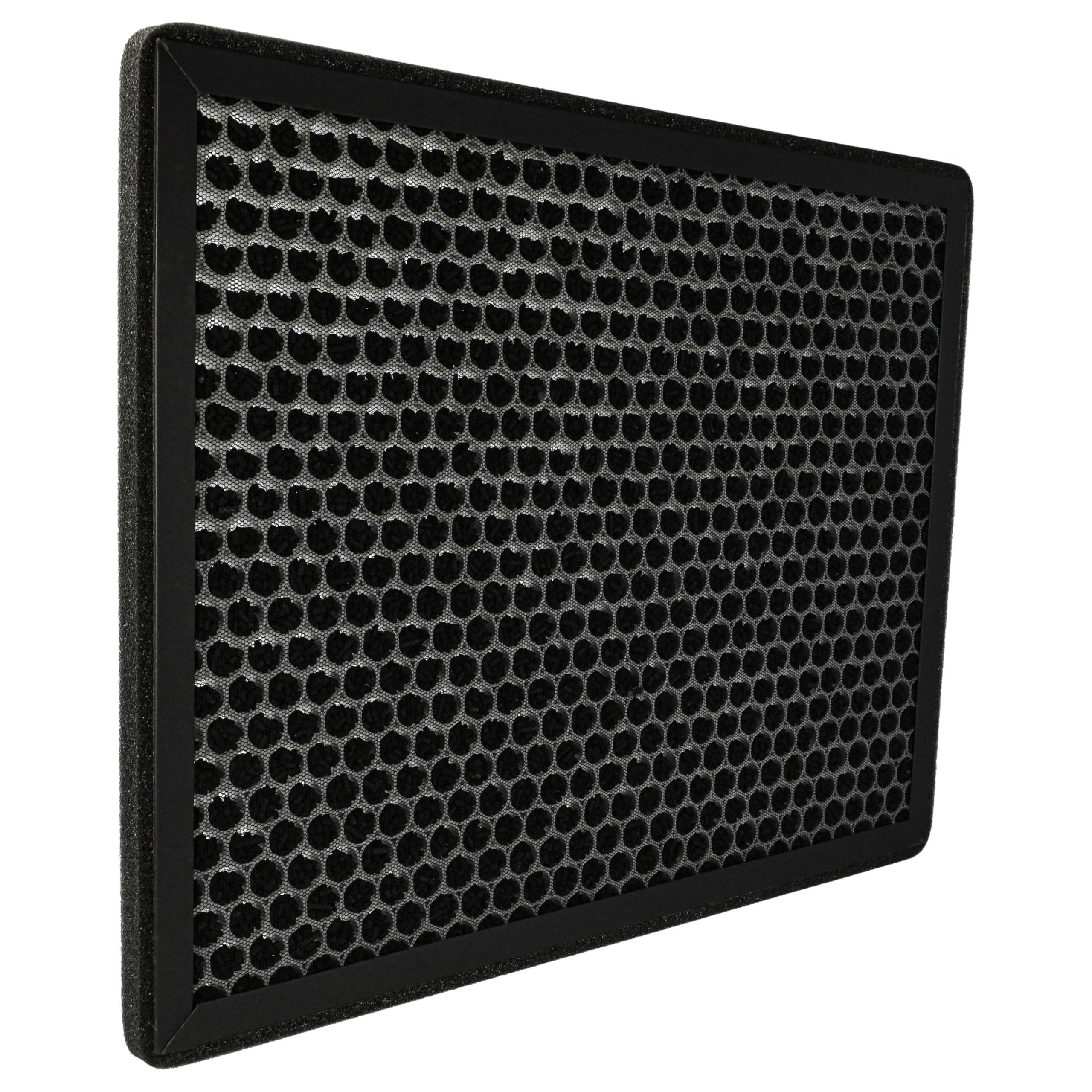 vhbw 5 x filtr z węglem aktywnym, kompatybilny z Philips AC2882/10, AC2887/10, AC2889/10, AC3829/10, oczyszczacz powietrza - filtr powietrza, czarny