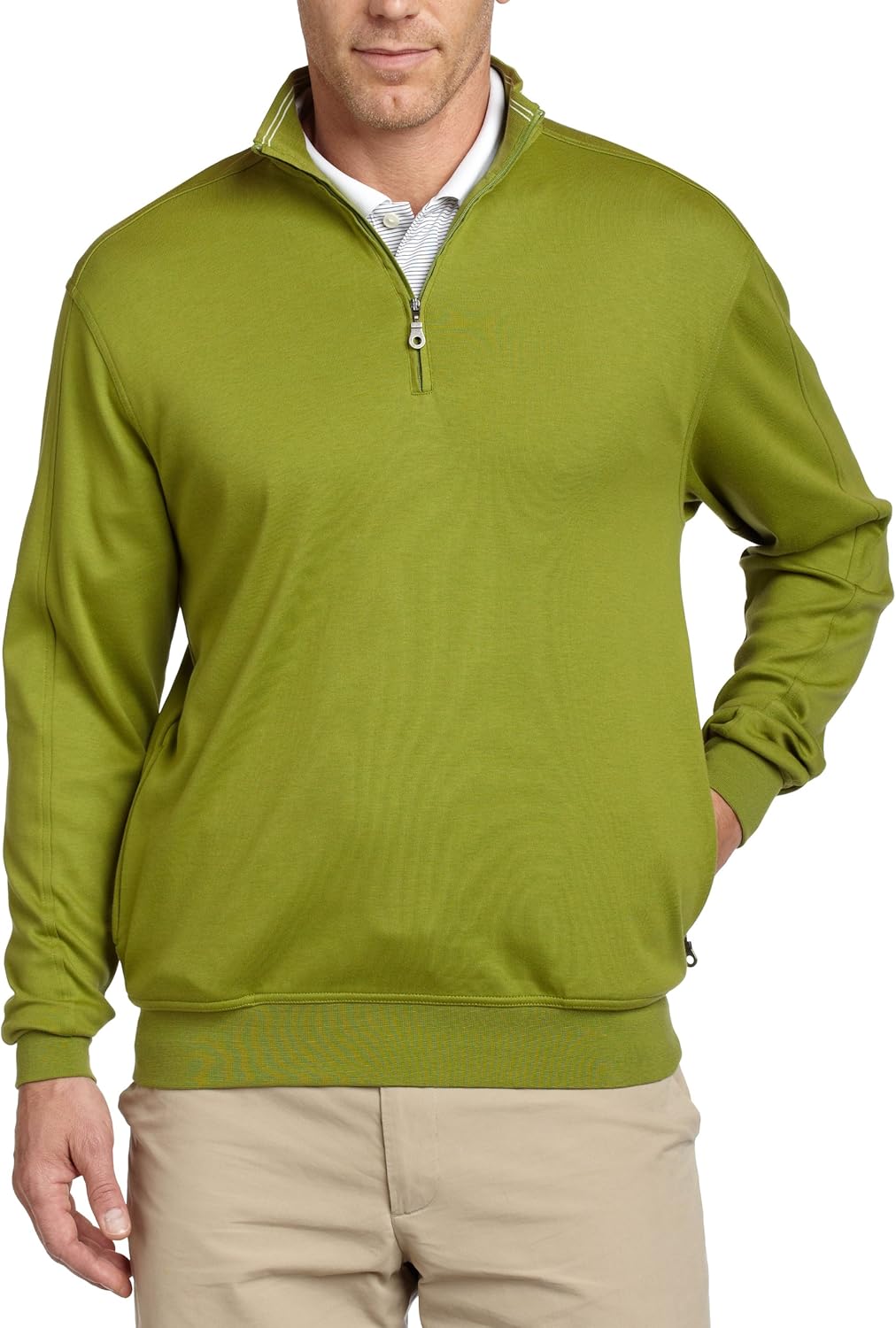 Greg Norman Nitrolux 1/4 Zip Mock Pullover