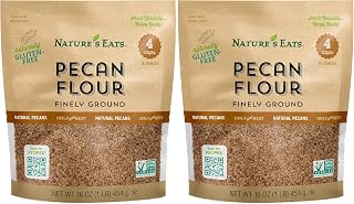Nature's Eats Pecan Flour Finely Ground, 16 Ounce (Pack of 2)