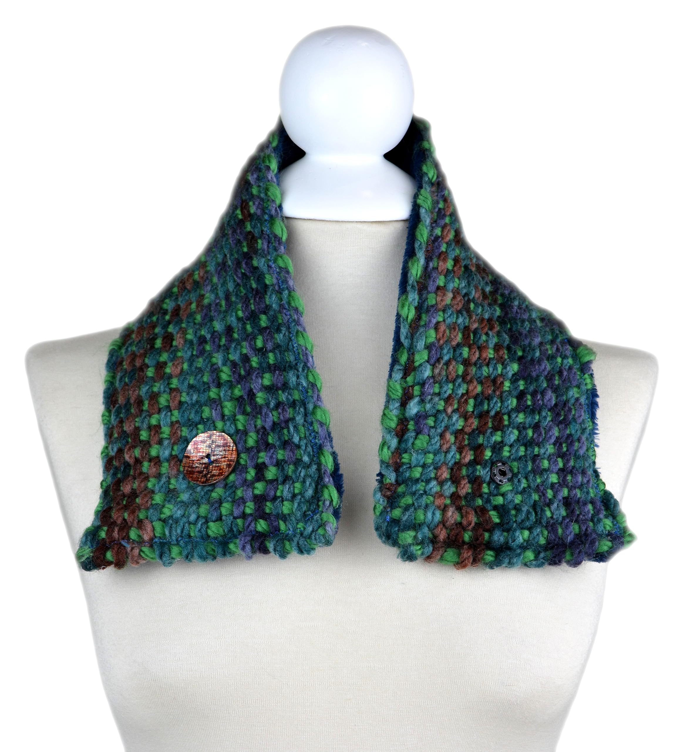 Cuello tejido a mano para mujer. Bufanda tejida a mano para mujer.