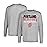 Ultra Game NBA Official Mens Super Soft Supreme Long Sleeve T-Shirt - Unisex, Portland Trail Blazers, Heather Gray, XX-Large