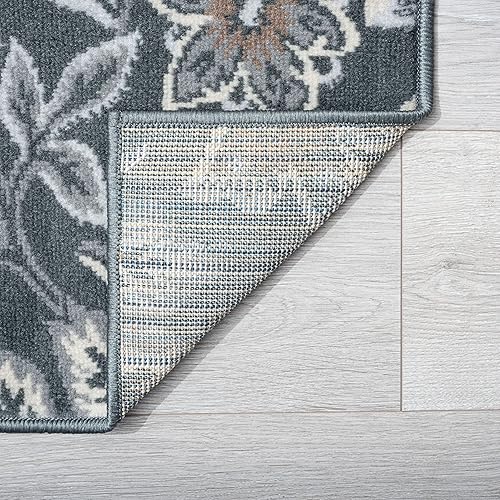 Miniatura 16 de Stella - Alfombra de pasillo de 2 x 8 pies, color crema, alfombra para pasillo, entrada interior, cocina o vestíbulo, alfombra floral - Alfombras