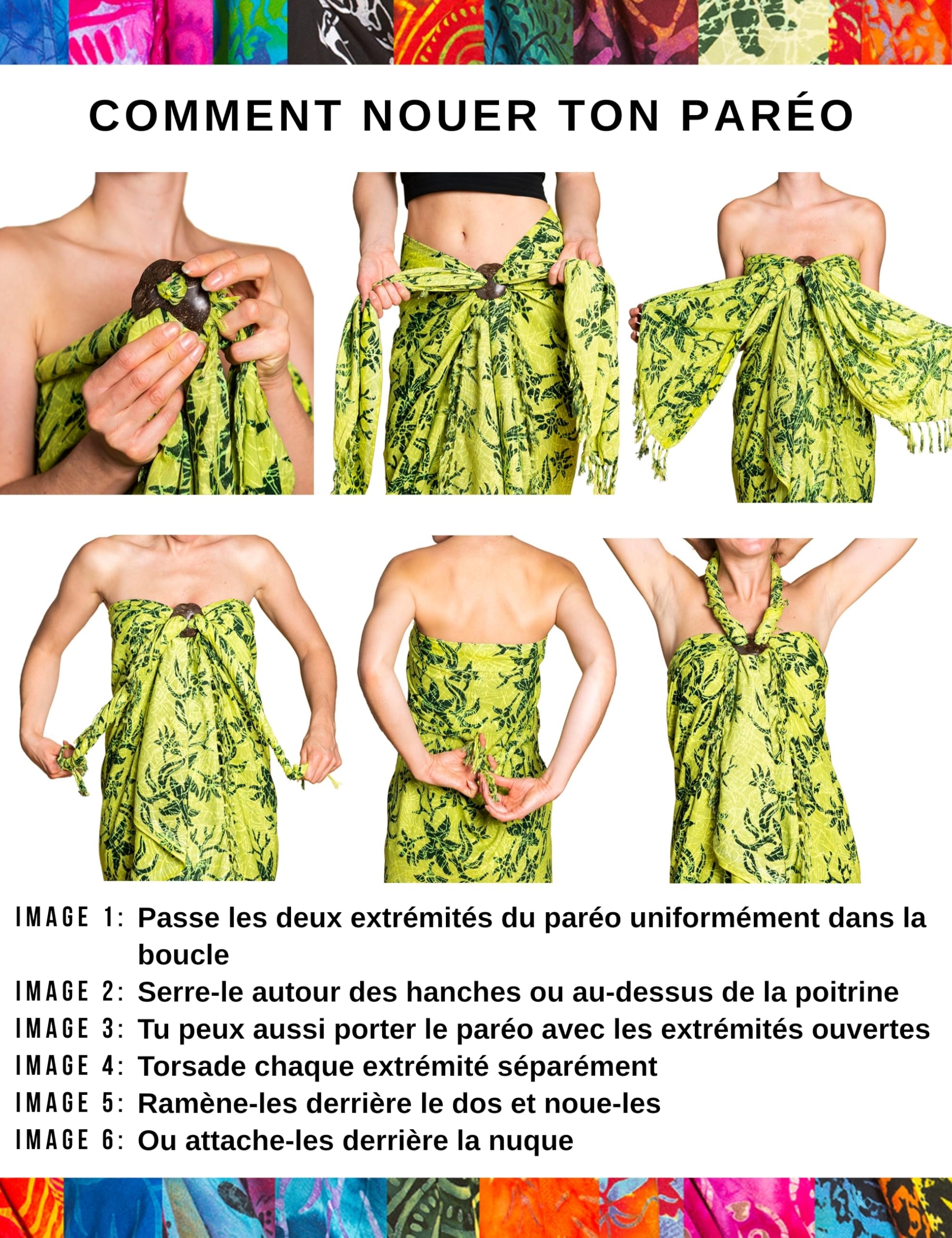 PANASIAM Paréo Sarong - L et XXL Opaque - Paréo de Plage en Viscose Fluide - Jupe Portefeuille ou Robe de Plage - Pour Femme et Homme - Léger Cache-Maillot - Pièce Unique Artisanale d’Indonésie