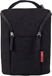 Bolsa termica para mamadeira SKIPHOP - Double Bottle Bag - (On the Go) - Black, Skip Hop, Preto