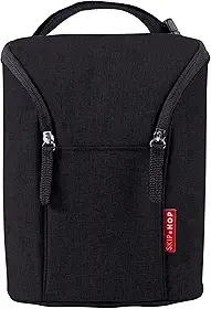 Bolsa termica para mamadeira SKIPHOP - Double Bottle Bag - (On the Go) - Black, Skip Hop, Preto