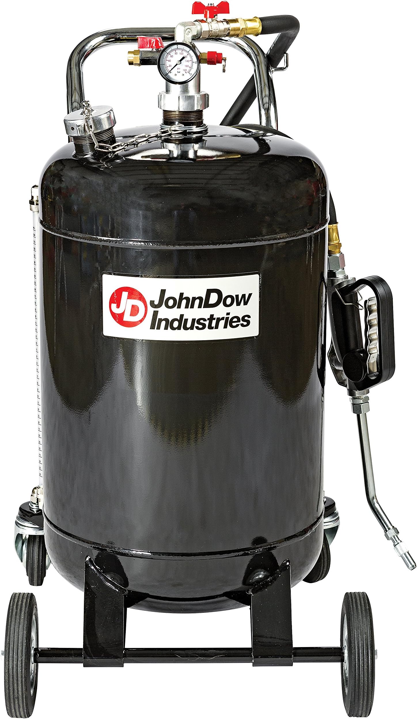 JohnDow Industries 15-Gallon Portable Oil and Fluid Dispenser JDI-15DP