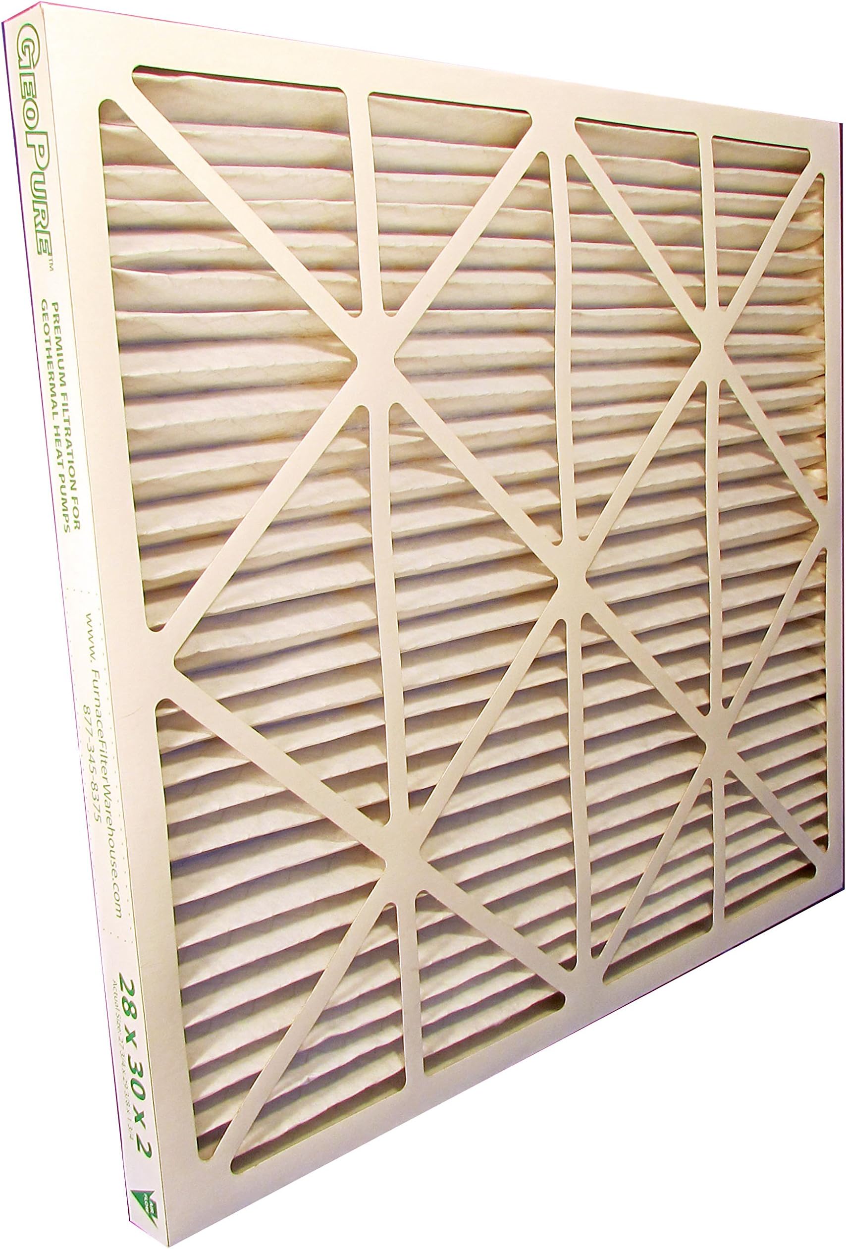 28x30x2 MERV 8 GeoPure Geothermal Air Filter (pack of 4)