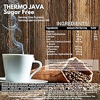 Vista 4 de Omnitrition Thermo Java - Mezcla de bebida sin azúcar, botella de 10.6 onzas