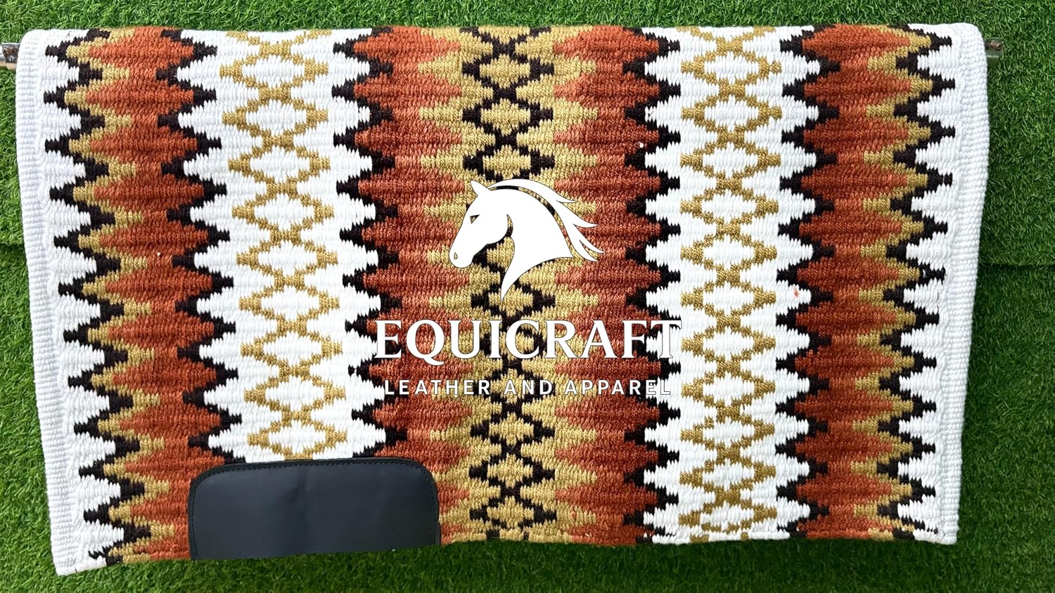 Handmade Western Show Saddle Blanket | Genuine New Zealand Wool Pad | Custom Equestrian Gear AM-251