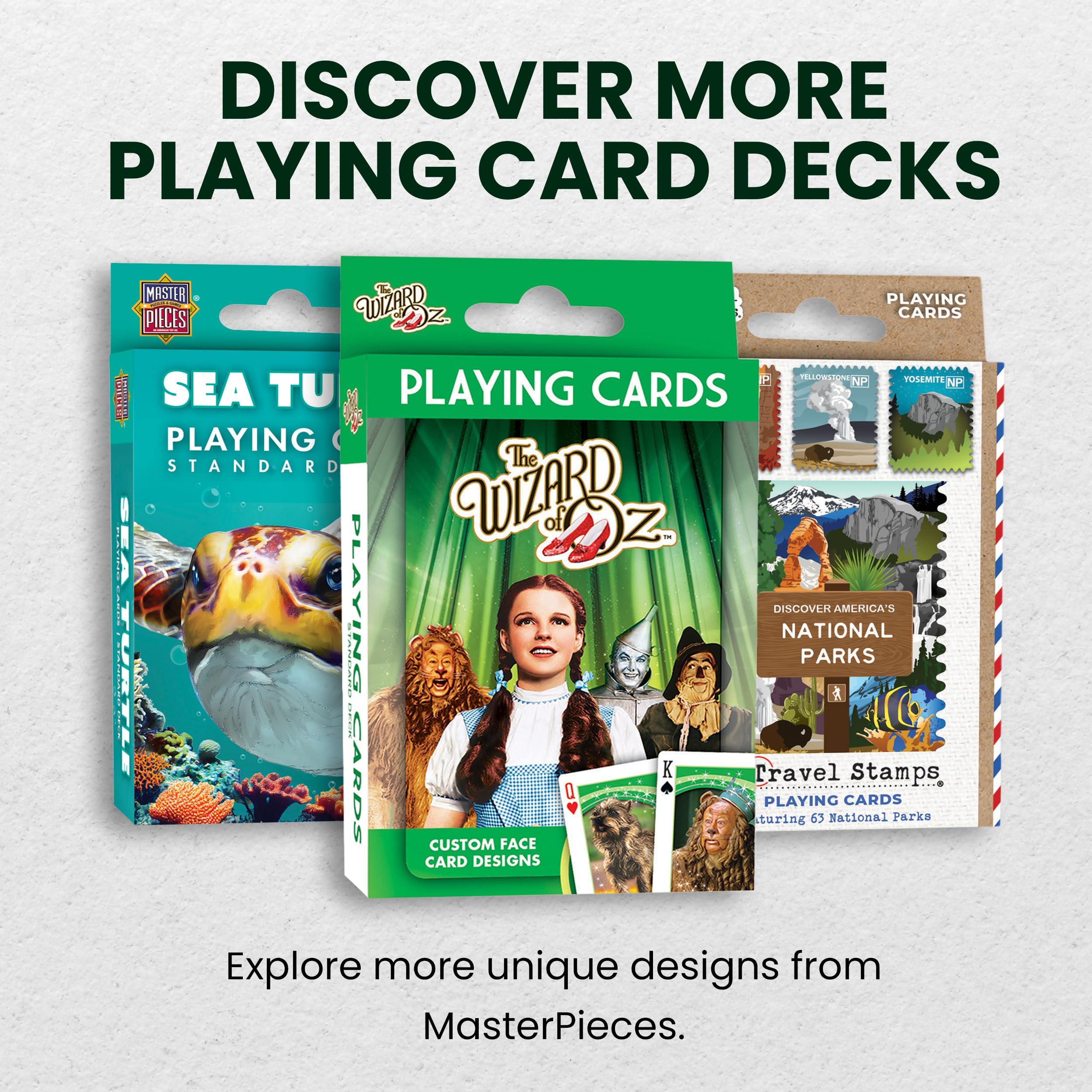 MasterPieces Officially Licensed Wizard of Playing Cards - 54 Card Deck for Adults