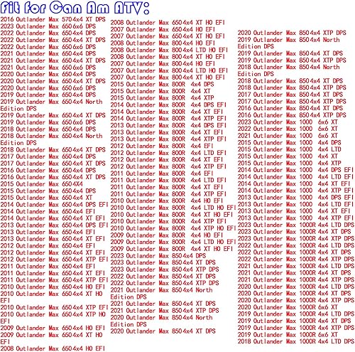 Miniatura 6 de Un kit de bujes de brazo compatible con Can-Am Renegade Outlander 330 400 450 650 500 570 800 850 1000 703500875 706202088