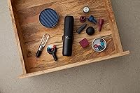 Vista 7 de Rabbit Sacacorchos eléctrico abridor de vino – Abrebotellas automático con botón pulsador, diseño compacto, abre botellas silenciosamente, se Negro