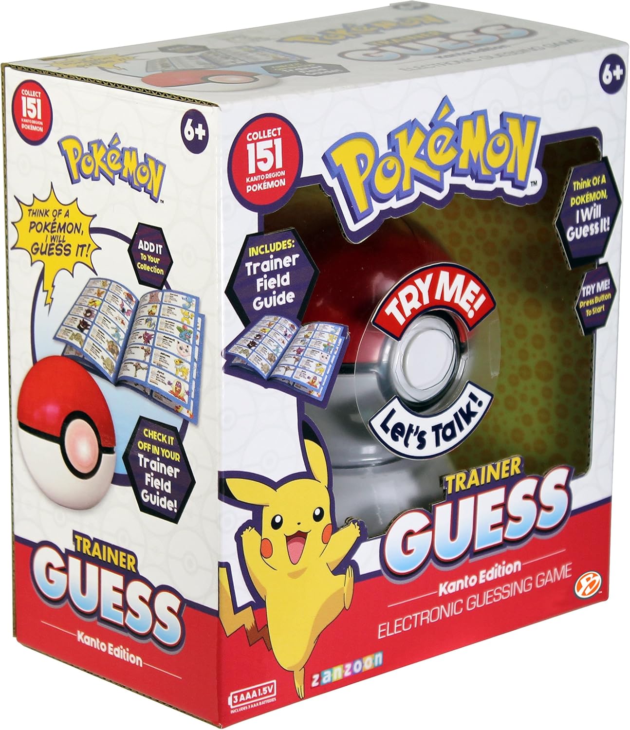 Pokemon Trainer Guess Kanto Edition Electronic Guessing Game Voice