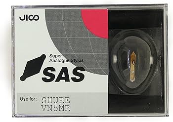 Amazon.co.jp: JICO レコード針 SHURE VN5MR用交換針 SAS(HG) ボロン
