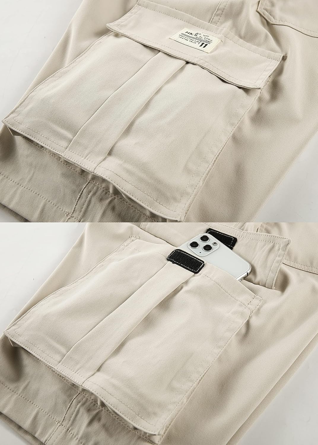 VtuAOL Cargo Shorts for Women Casual Relaxed Comfy Hiking Shorts with Multi Pockets - Image 5