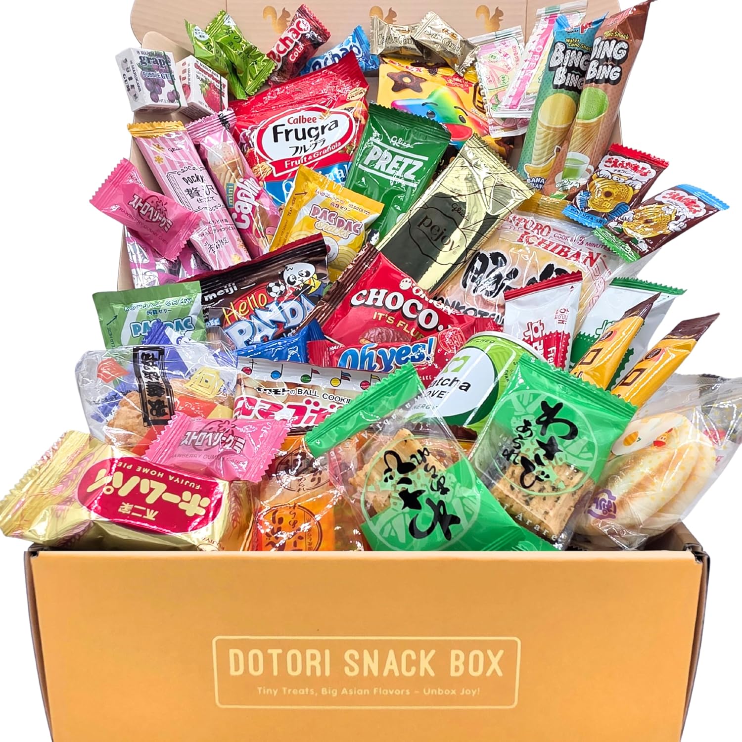 Premium Asian Snack Collection – Japanese & Korean Gift Set – Includes Ramen, Soft Cakes, Savory Chips & Matcha Energy Drink – Large Variety Box
