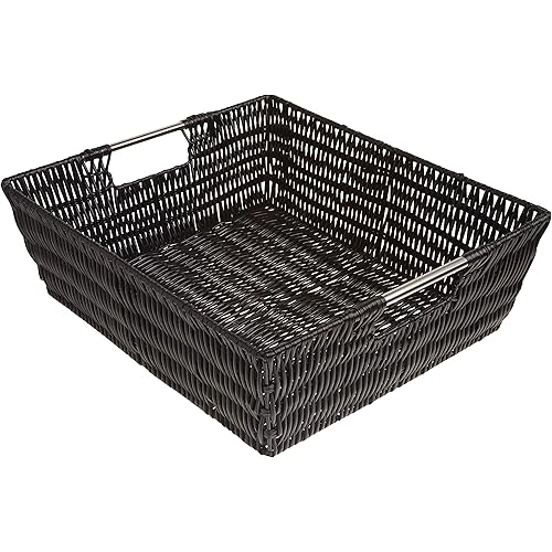 Whitmor Rattique, Black Shelf Tote