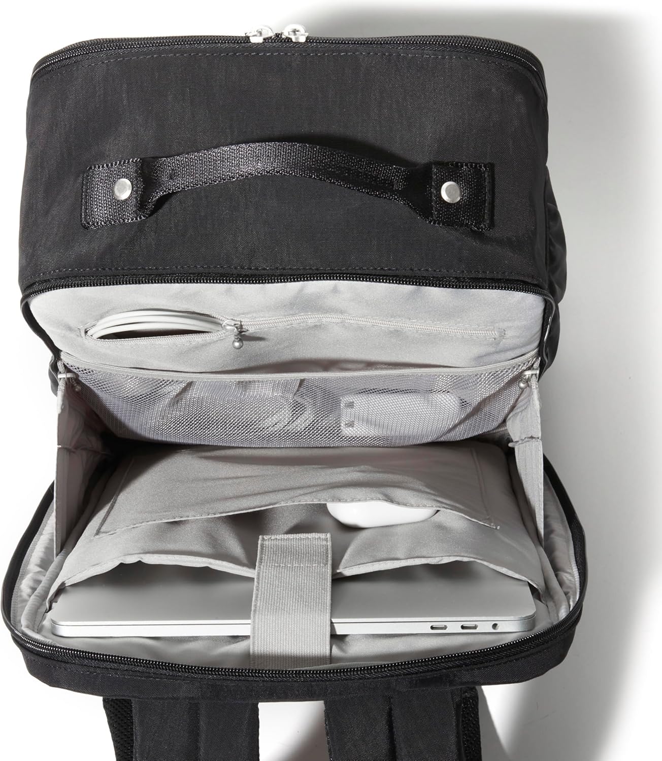 Baggallini Everyday Laptop Backpack - 11x15.5 Lightweight Water-Repellent Nylon Travel Bag w/Padded Laptop Sleeve & RFID - Image 14