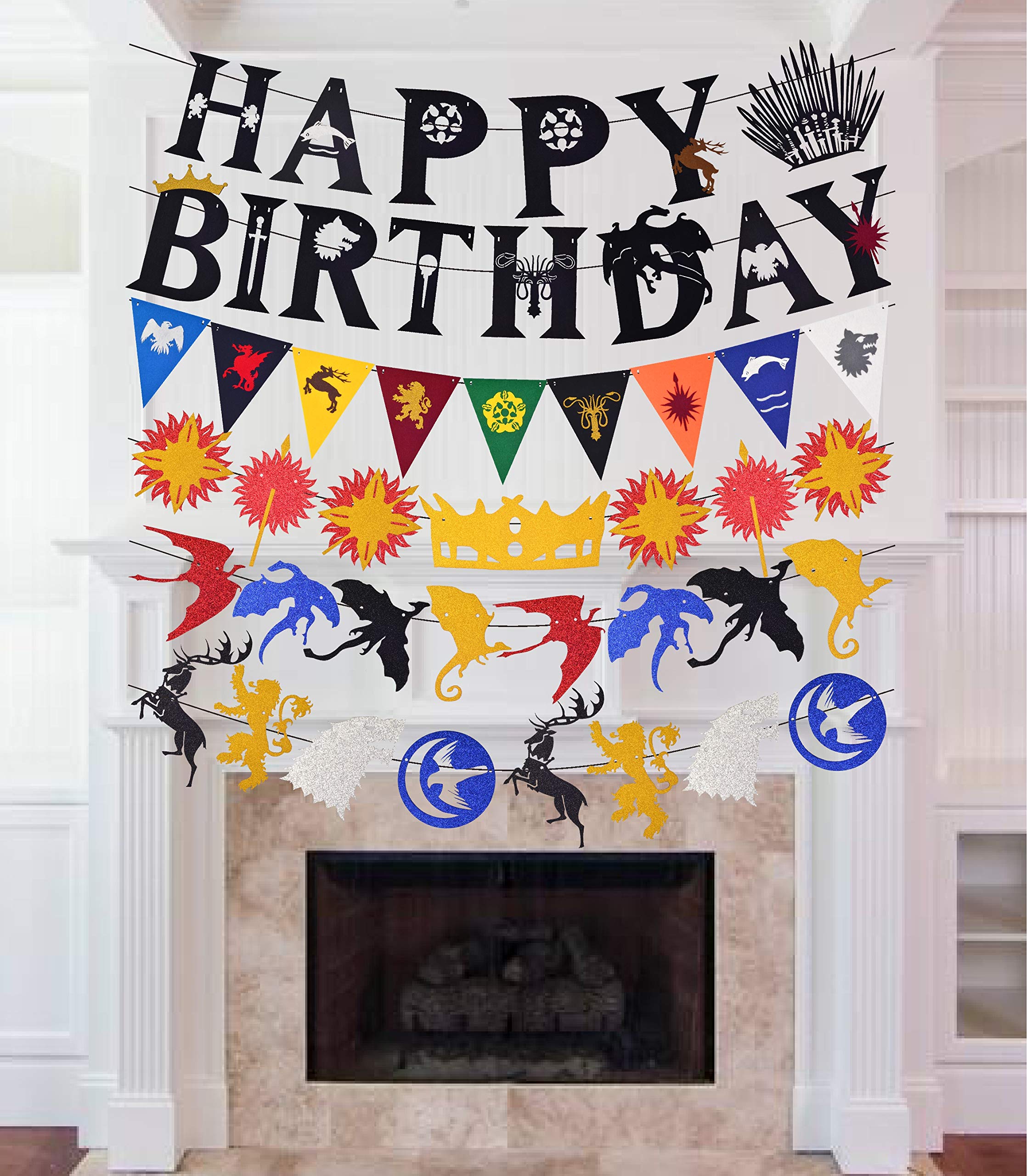 Buy Game of Thrones Birthday Banner, GOT Birthday Party Supplies