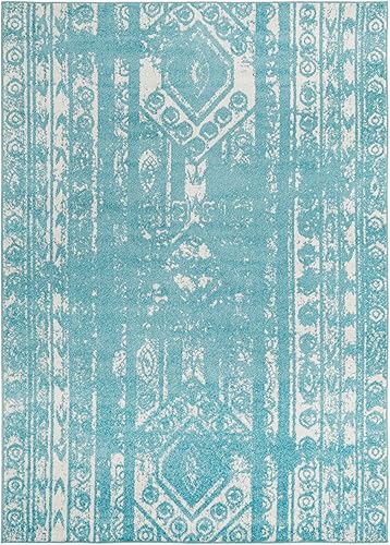 Miniatura 9 de Unique Loom Lennon Collection - Alfombra Zal (2 pies x 5 pies 1 pulgada, rosamarfil)