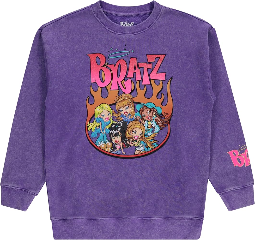 Amazon.com: Bratz Ladies Dolls Tiedye Sweatshirt - Yasmin, Cloe