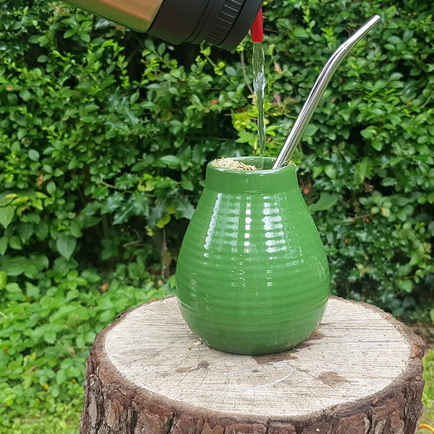 Gaucho Bruno Large Ceramic Yerba Mate Cup, Reusable, Slip-Proof Gripping and Easy Cleaning, Retains Heat, Ideal for Teabags - Image 4