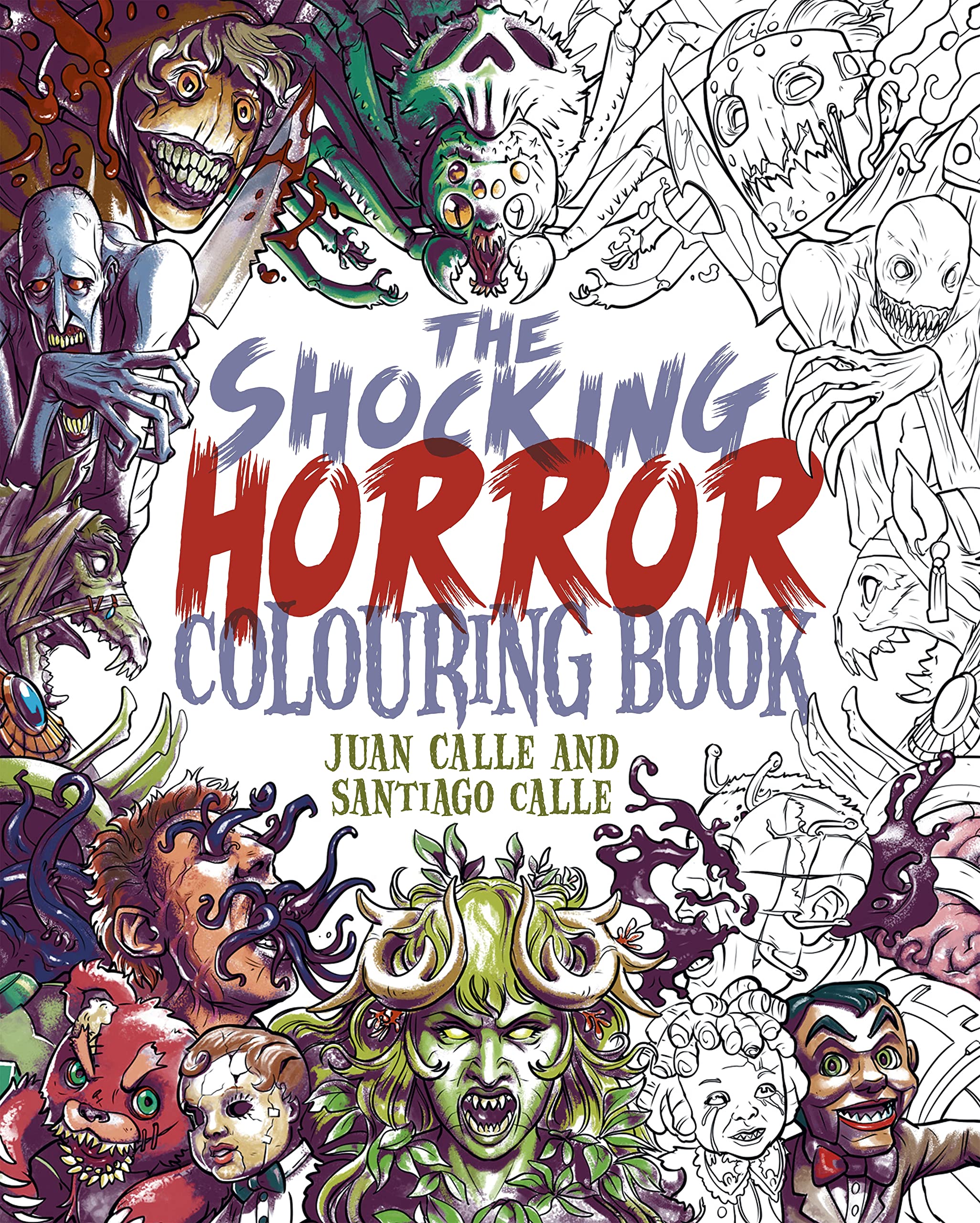 The Shocking Horror Colouring Book by Juan Calle, Santiago Ca... - 9781398829459