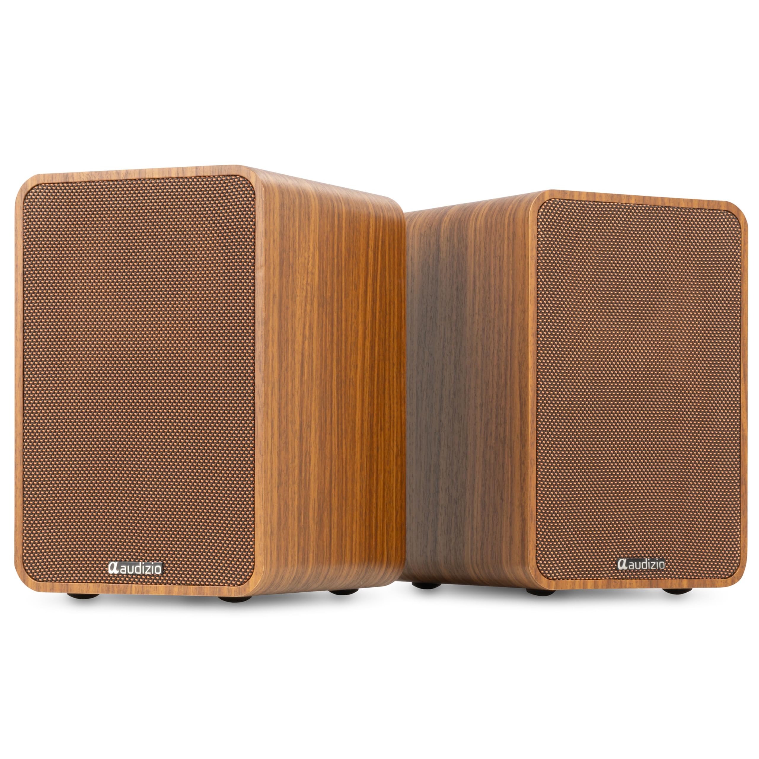 Audizio KS10 Enceintes Hi-FI Actives HDMI Arc BT 5.3 Noyer