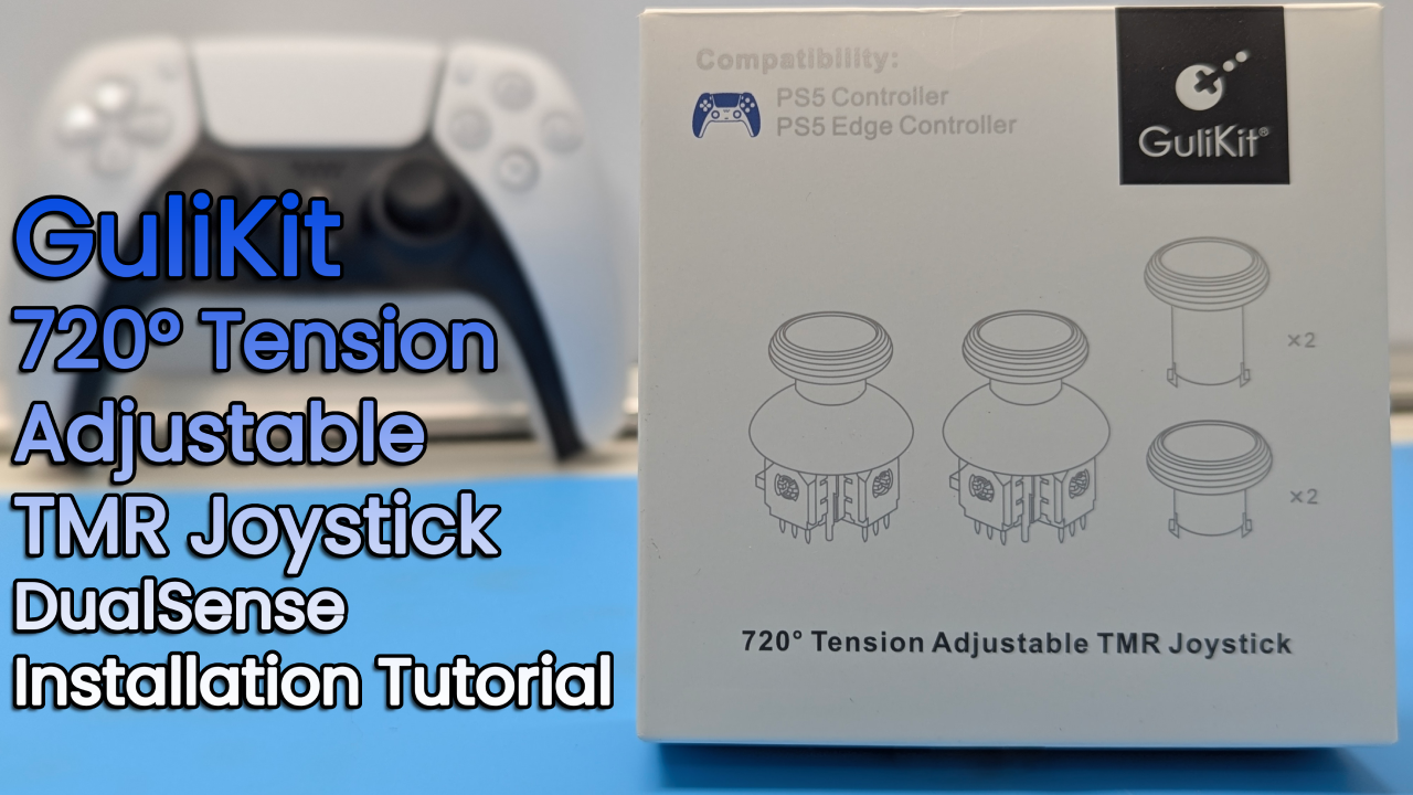 Watch GuliKit adjustable tension TMR joystick NS55 PS5 guide video