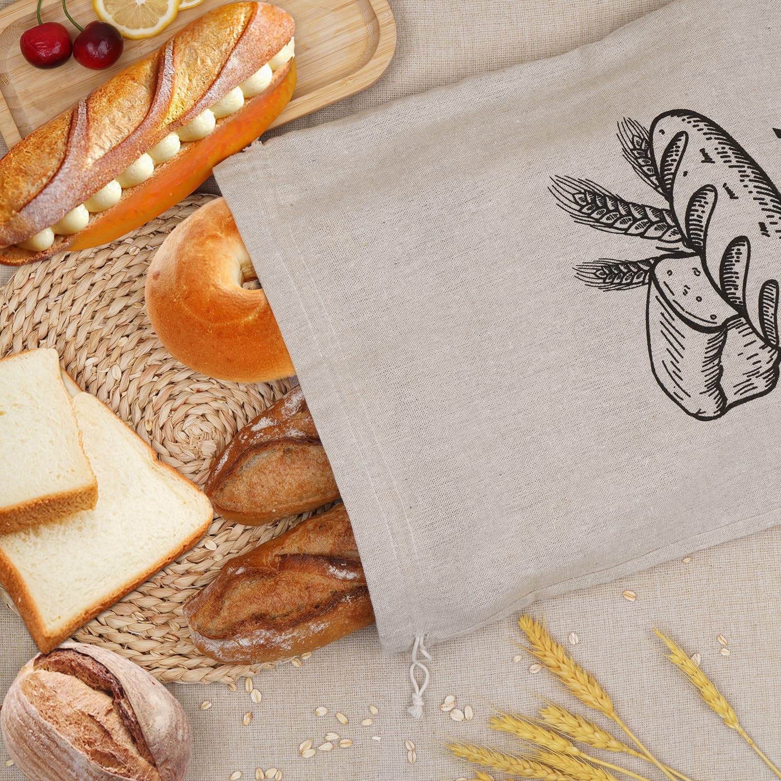 Diy Bread Storage Bag Linen Bread Bag Pattern Sourdough Bread Bags