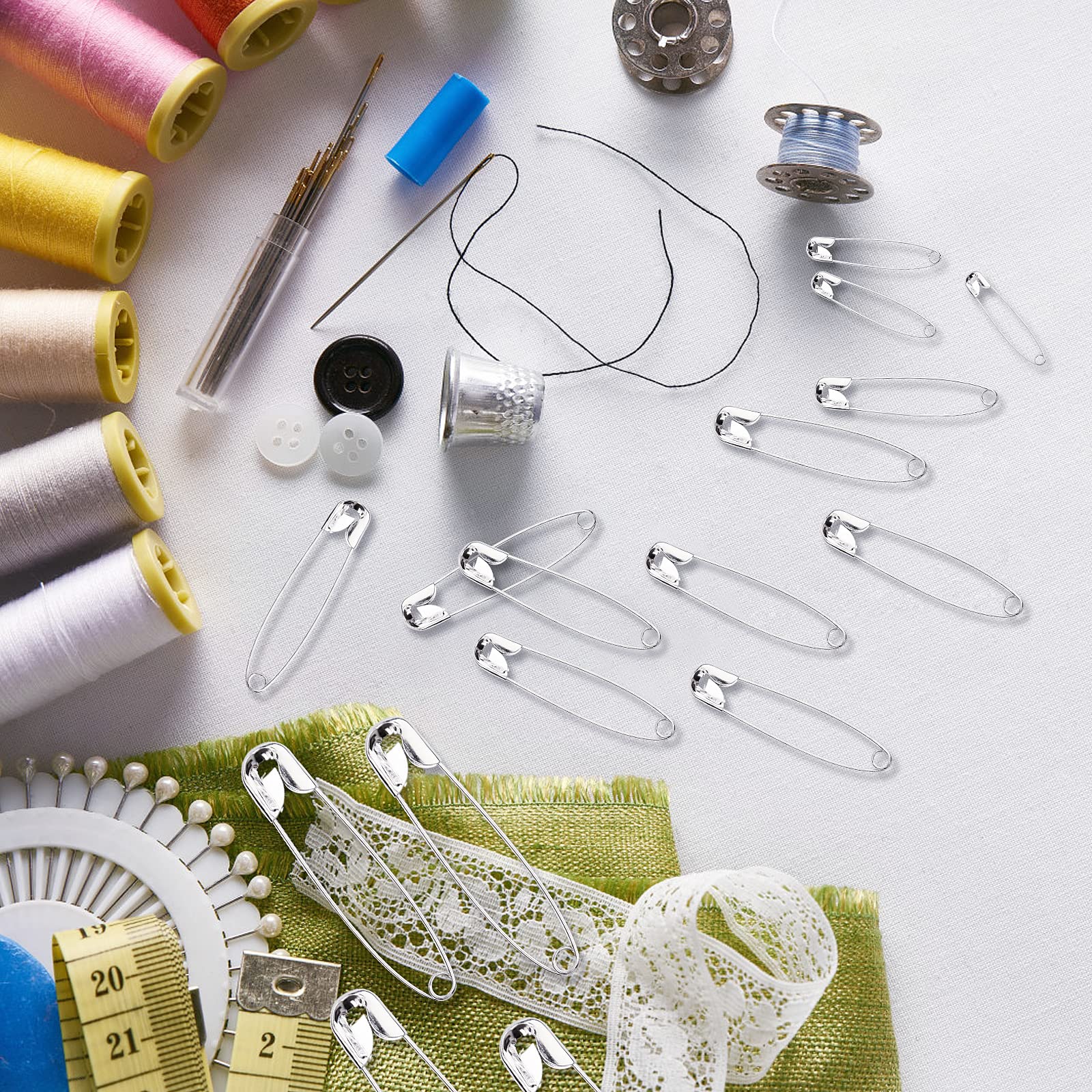 600 Spille Da Balia Per Cucito - 6 Colori, Marcapunti Per Maglia E Uncinetto, Accessori DIY - Foto 10