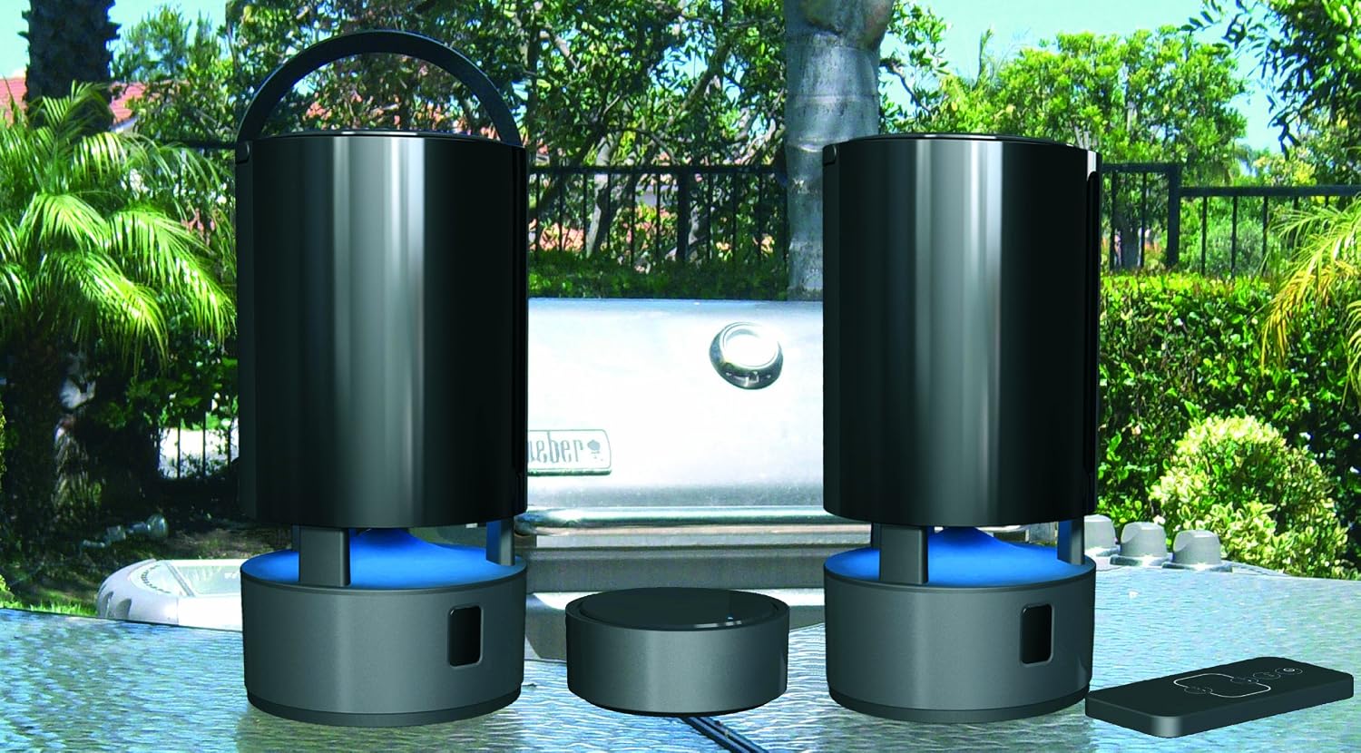 Wolverine WIOS2 Wireless Indoor-Outdoor Speakers - Black (,2)