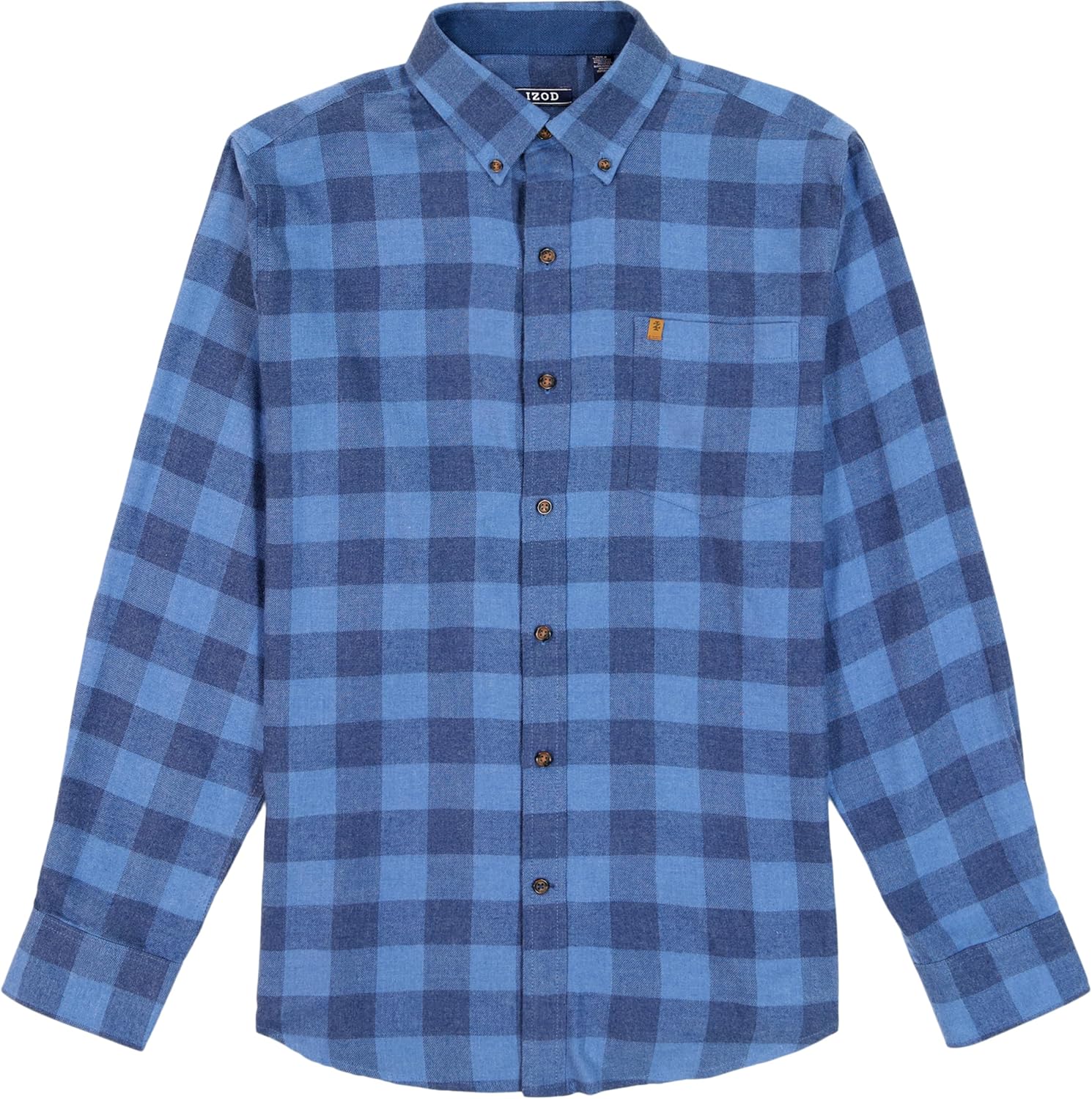 IZOD Men's Stratton Flannel Long Sleeve Button Down Shirt - Image 4