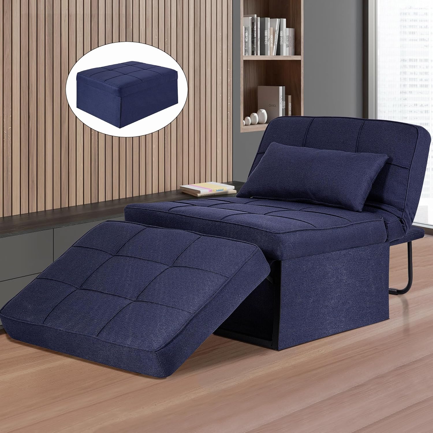 Seogwisam Folding Sofa Bed,4 in 1 Multi Function