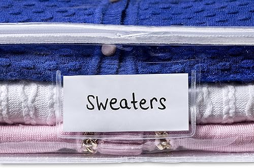 Miniatura 8 de Masirs Bolsa de almacenamiento transparente debajo de la cama, material de vinilo duradero para proteger tu contenido del polvo, la suciedad y la