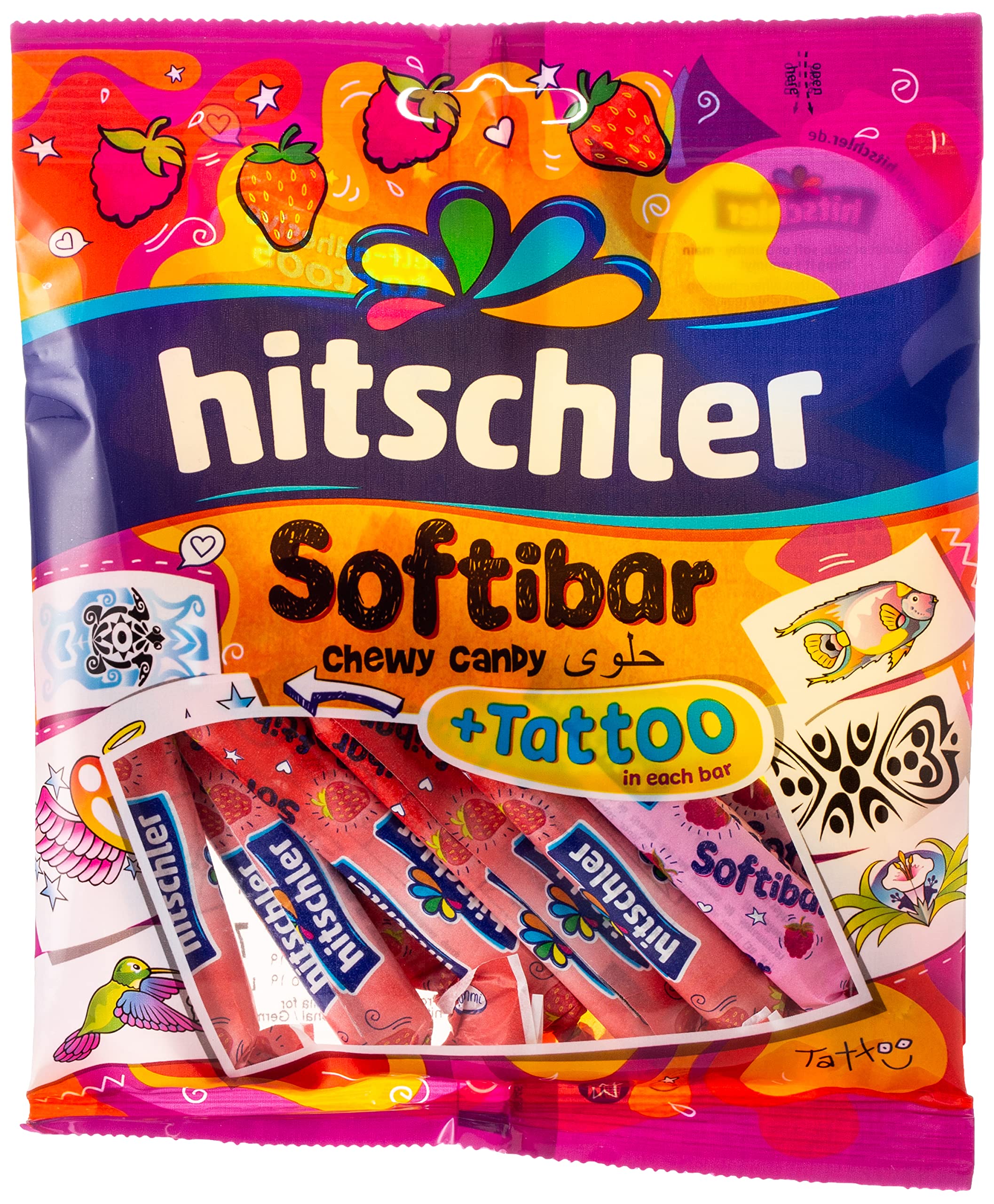 Hitschler Softybar Mega Tatoo, 75 gm