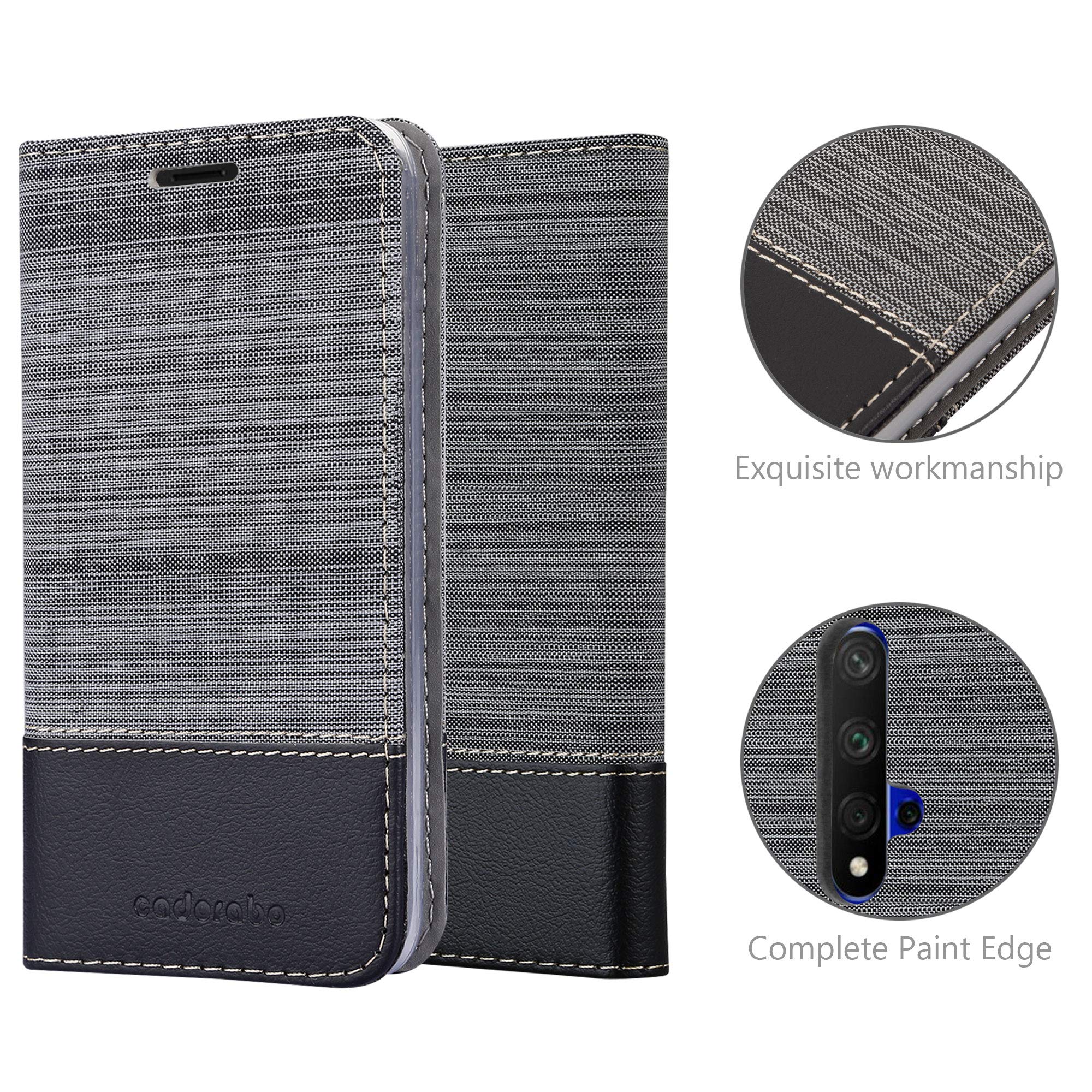Cadorabo Leder-Hülle Für Honor 20 / 20S / Huawei NOVA 5T – Mit Standfunktion & Kartenfach, Magnetisch