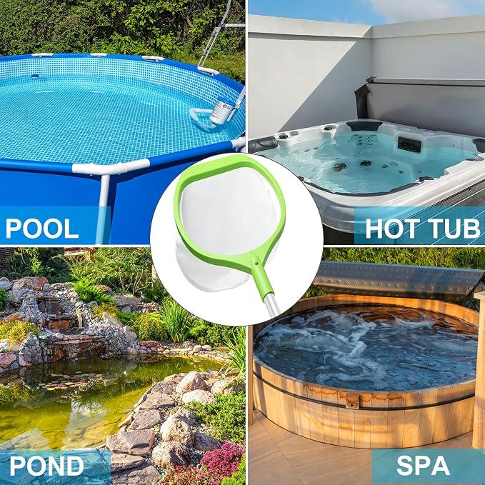 Red para piscina con poste de aluminio ajustable 56.3" miniatura 6
