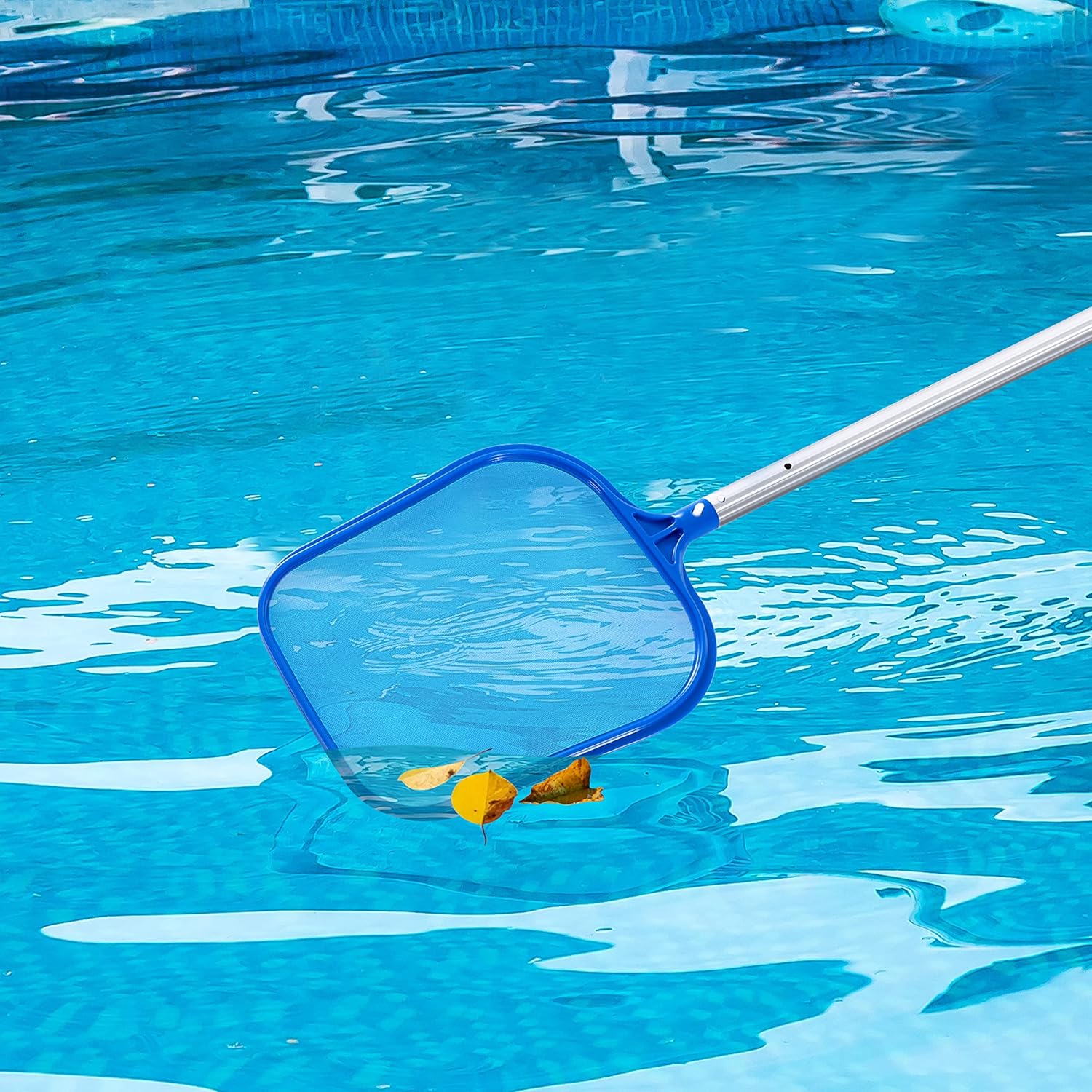 Tavaleu Pool Skimmer - Pool Skimmer Net with Reinforced Frame, Professional Pool Nets for Cleaning, Swimming Pool Leaf Skimmer Net, Ultra Fine Mesh Netting, Clean Remove The Finest Debris Fast - Image 7