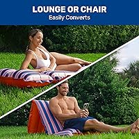 Vista 4 de Aqua - Alfombrilla de agua flotante de gran tamaño, almohadilla flotante resistente con cremalleras expandibles, varios tamaños