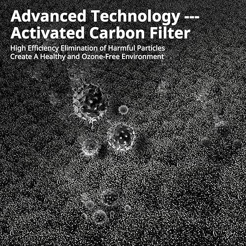 Miniatura 9 de MK04 MG04JH Filtros de repuesto  Compatible con MK04 MG04JH Puri-fier de aire H13 True HEPA Green Fil-ter para caspa de mascotas, en comparación con