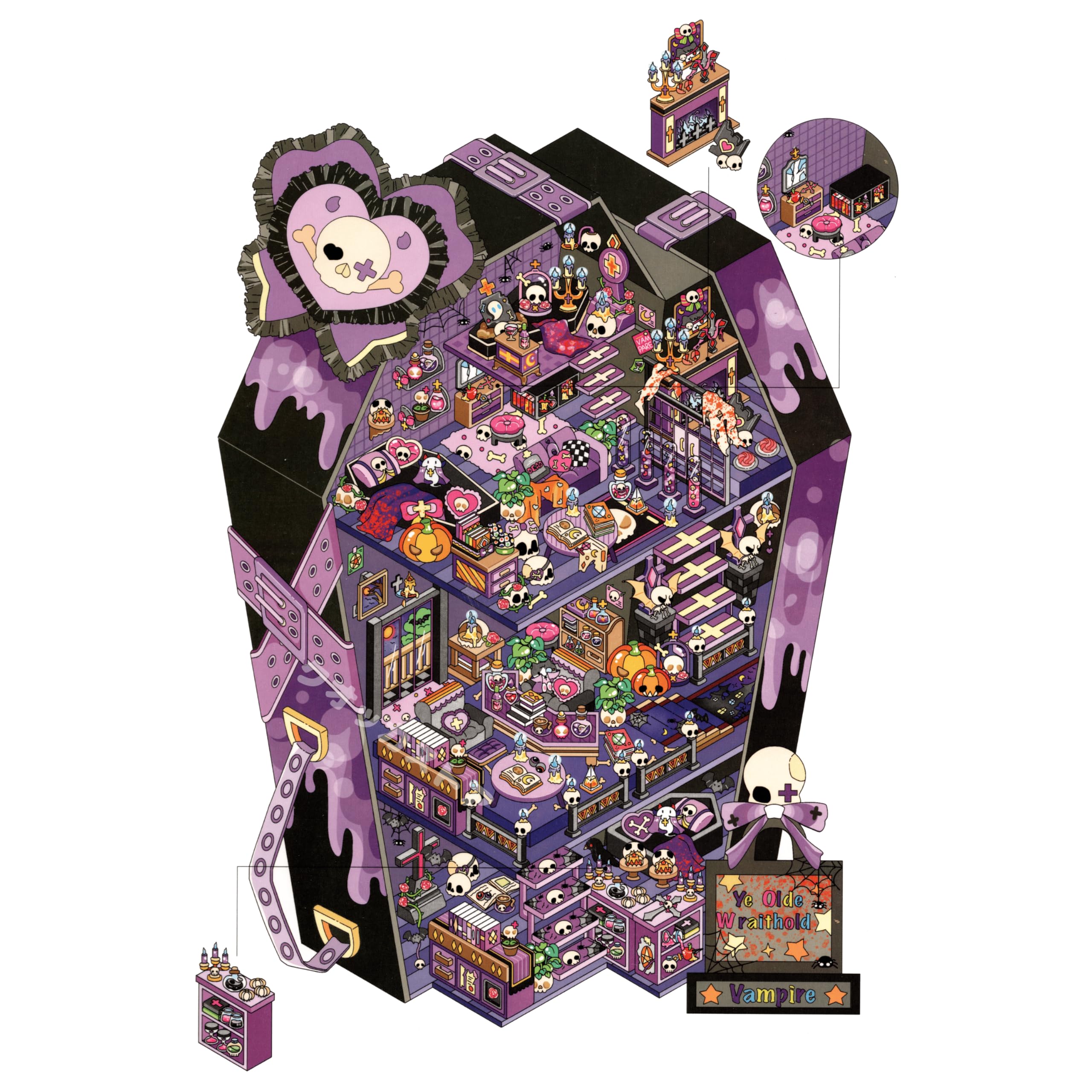 Amazon | クオッカストア 【3D 造景シール シーンシール】 ステッカー