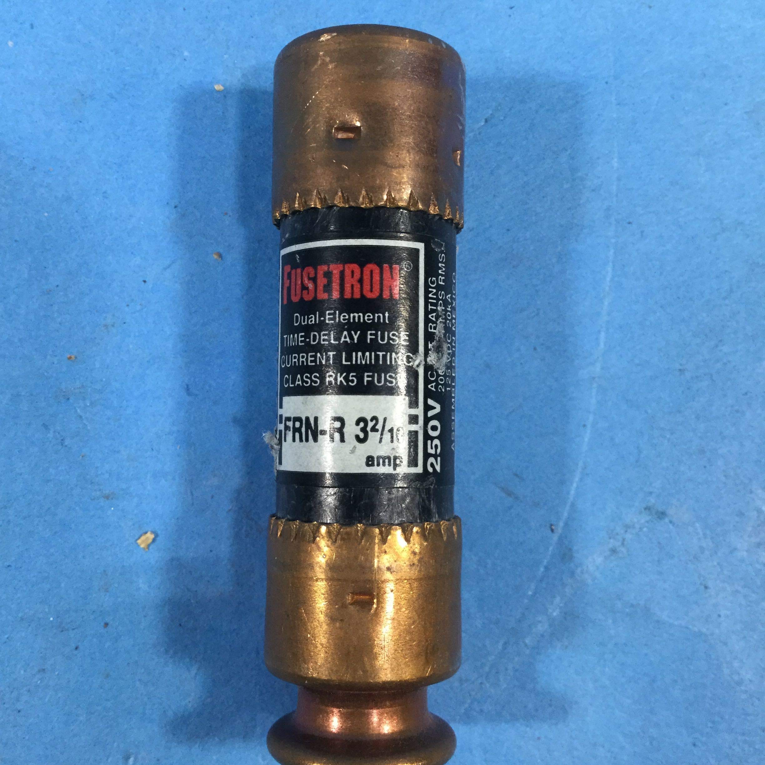 Fusetron Frn-r-10 10a Fuse FUSETRON FRN-R-10 10A 250V Class RK5 Fuse ...