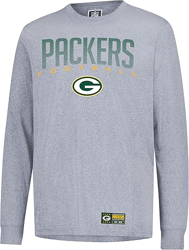 Miniatura 44 de Ultra Game Camiseta de manga larga oficial de la NFL para llevar el día del partido, para hombre Negro -,Gris Caliente Carbón,Gris