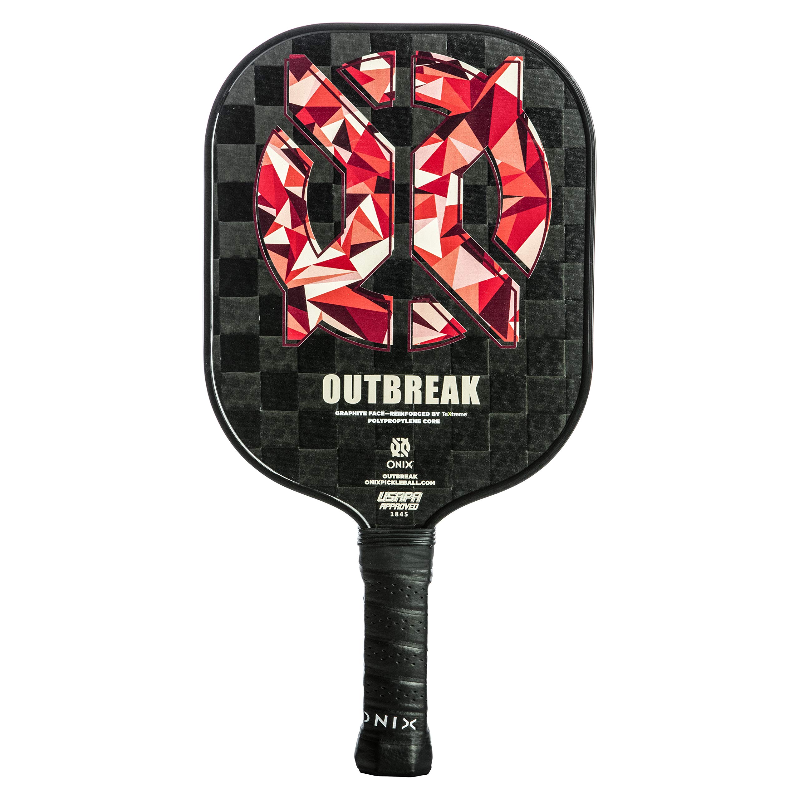 ONIXOutbreak Pickleball Paddle Reinforced by TeXtreme® Technology for Improved Performance and Stronger Play
