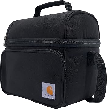 Carhartt Camping Cooler, Worksite Lunch Box, Soft Shell Lunch Bag for Construction Sites, Work and Everyday Use, Black