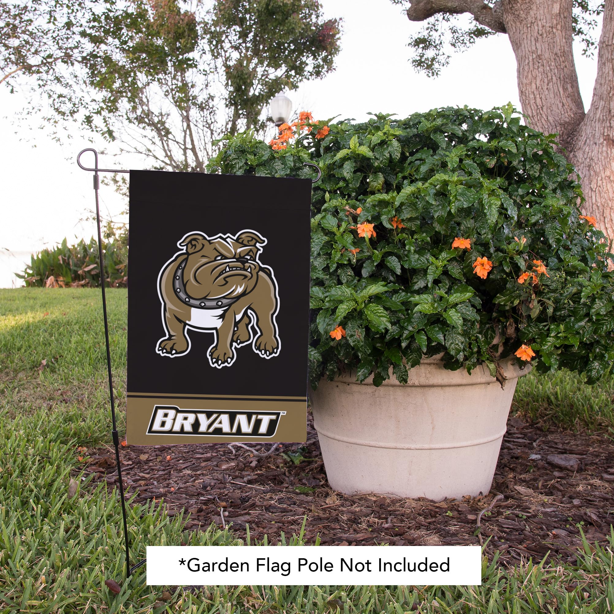 Bryant University Gartenflagge – Doppelseitig, 48,3x30,5 Cm, 100% Polyester, Mit Metallösen