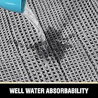 Vista 4 de H.VERSAILTEX Waffle Bath Mat Super Absorbent Bathroom Mats Non Slip Bath Rugs for Bathroom Floor Machine Washable Ultra Soft Bathroom Rugs for